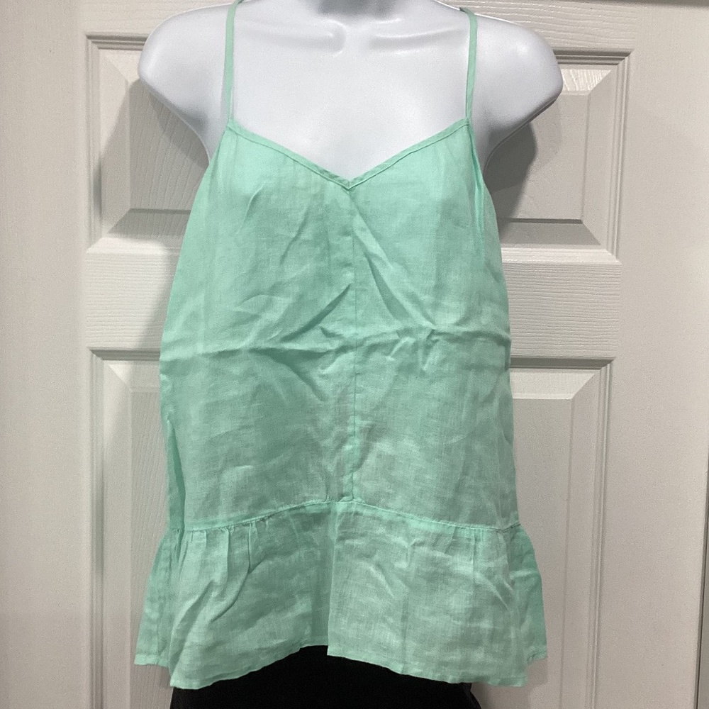 J. Crew Linen Peplum Top, Women’s